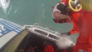 VIDEO: Impresionante rescate en un naufragio