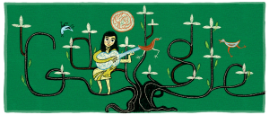 Google celebra los 100 años del natalicio de Violeta Parra con un nuevo doodle