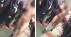 Se pasea pilucha en la oficina “para subir la moral”