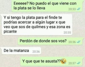 La discusión por la venta de un 147 que se volvió viral