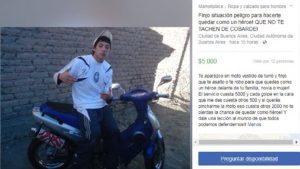 Joven ofrece hacerse pasar por motochorro para golpearlo y quedar como "valiente"