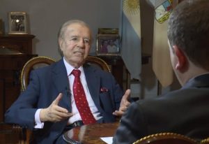 Menem: “Hubo corrupción en todos los gobiernos menos en el mío”