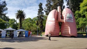 Exitosa Campaña de Salud Respiratoria en la Plaza Independencia