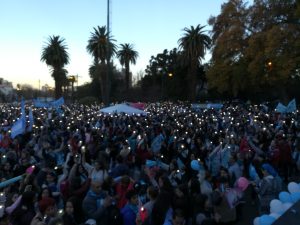 Miles de mendocinos se concentraron en contra de la legalización del aborto