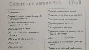 Un genio: Profesor le dejó estas tareas a sus alumnos para sus vacaciones