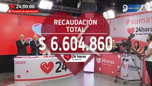 #24Horas La recaudación final fue de $6.604.860