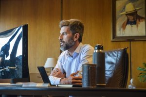 Ulpiano Suarez se comunicó con el presidente Fernández mediante videoconferencia