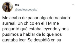 Pegó onda en el tren, se hizo el culto pero al bajarse hizo algo que la dejó sin palabras