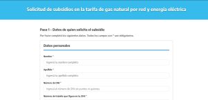 Paso a paso como completar el formulario para pagar menos de luz y gas