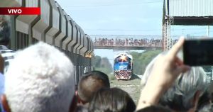 Video: así fue la llegada del tren a Mendoza