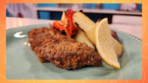 Na, na, na, mirá lo que es esta receta: Milanesa de entraña al horno o frita