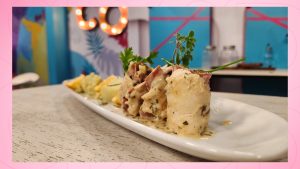 Saltimboca de pollo con puré de batata, mandarina y miel: Receta imperdible de Cada Día