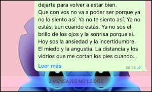 Dejó a su novio por WhatsApp y la respuesta se volvió viral en las redes sociales