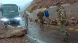 Alerta en alta Montaña: cayó un impactante alud en la Ruta Nacional 7