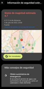 Sismos: Por qué llega tan rápido la alerta de Google