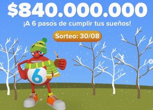 El Quini 6 dejó un nuevo multimillonario y quedó un pozo vacante de 840.000.000