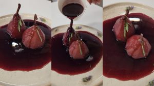 Peras al Cabernet especiadas: El clásico postre para despedir el invierno