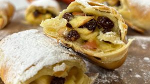 Un strudel con frutas de estación que tenés que probar una vez en la vida