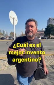 Viral: Salió a la calle a preguntar cuál es el mejor invento argentino y una respuesta lo sorprendió