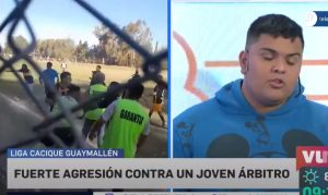 "Lo vi con un morral y pensé que nos daban un tiro": Brutal agresión a un árbitro mendocino en el fútbol amateur