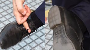 Un periodista de Canal 9 salió en vivo y contó el pequeño inconveniente que tuvo con sus zapatos: "me las olvidé"