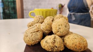 Pan de avena y queso: Bocadito rico, rápido y fácil de hacer