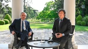 Javier Milei y Alberto Fernández se reunieron en la Quinta de Olivos