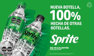 Sprite lanza su botella totalmente reciclada