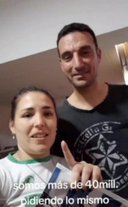 Hincha se encontró con Scaloni y su pedido se hizo viral