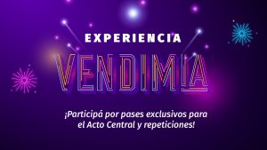 Participá por tu lugar exclusivo en el Espacio de la Familia Real y disfrutá la Vendimia junto al equipo de Canal 9 Televida