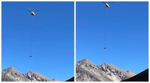 Vídeo: unos mellizos quisieron sacarse una foto en el Aconcagua, uno cayó y debió ser rescatado en helicóptero