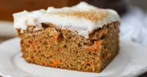 Merienda gasolera: hace esta torta de zanahoria saludable sin prender el horno