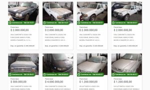 Remate online: subastan autos de la AFIP desde $500000