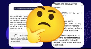 Vouchers educativos: estos son los mails que llegan cuando te rechazan el beneficio