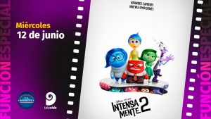 Ganate entradas para una Función Especial de Intensamente 2