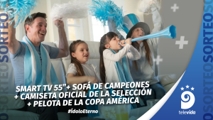 Mes del Padre con Canal 9 Televida: Participá y regalale el tele, sillón, camiseta de Argentina y pelota para vivir juntos la Copa América