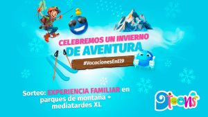 Vacaciones en el 9: celebrá el invierno con aventuras en un parque de montaña y mediatardes XL