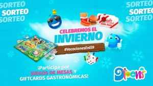 VacacionesEnEl9: Ganate juegos de mesa y gift card para ir a comer