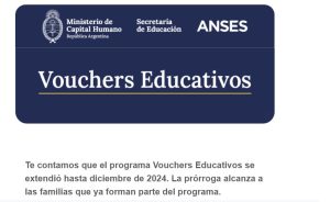 Voucher educativo: este es el mail que te llega con la confirmación y cómo reclamarlo si no lo cobraste