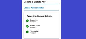 Libreta AUH: paso a paso para presentarla por Internet y cobrar $33000 por hijo