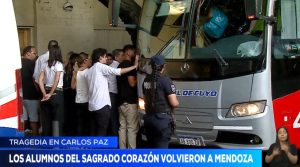 Los alumnos del Sagrado Corazón volvieron a Mendoza tras la tragedia en Carlos Paz: Los restos de Francesca serán velados este jueves