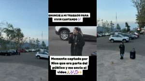 Renunció a su trabajo y emocionó a todos cantando en el Cerro de La Gloria