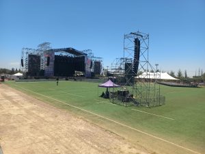 Así está el Hipódromo a horas de la Fiesta de la Cerevza