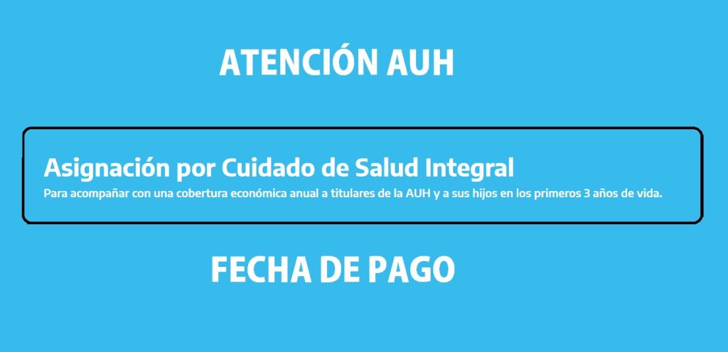 ¿Cuándo y cuánto pagan el Complemento Cuidado de Salud AUH este viernes?