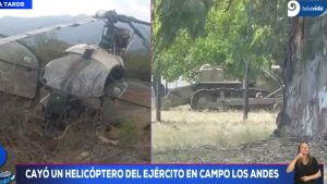 Cayó un helicóptero del Ejército Argentino en Tunuyán y hay 5 heridos: qué dice el comunicado oficial