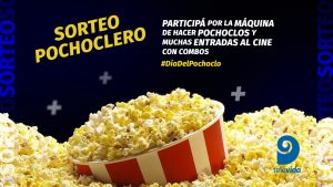 En el Día del Pochoclo: Ganate la máquina para hacerlos en tu casa y entradas con combo para el cine