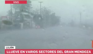 Lluvia y granizo en Luján de Cuyo: ¿cómo sigue la tormenta?