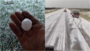 Granizo en General Alvear: Cómo sigue la alerta por tormentas en Mendoza