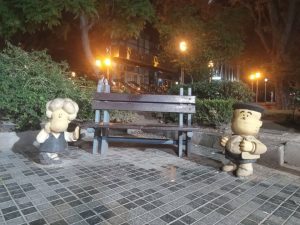 Restauraron la estatua de Mafalda en la Arístides: así quedó