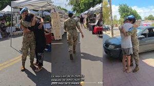 Emocionante video: una joven militar mendocina volvió a ver a su familia y sus reacciones se volvieron virales